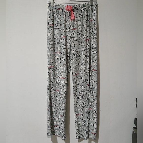 Peanuts Snoopy Women’s gray Pajama Set Size: L (NEW) - Picture 7 of 9